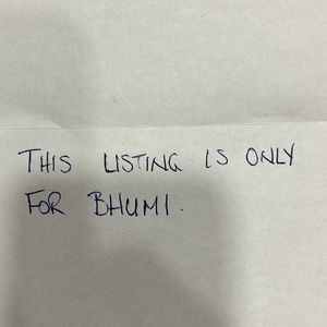 Listing is for only Bhumi this one you like.